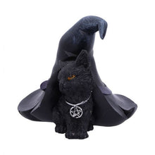 Load image into Gallery viewer, Prue 10.5cm Witches Cat and Hat Figurine
