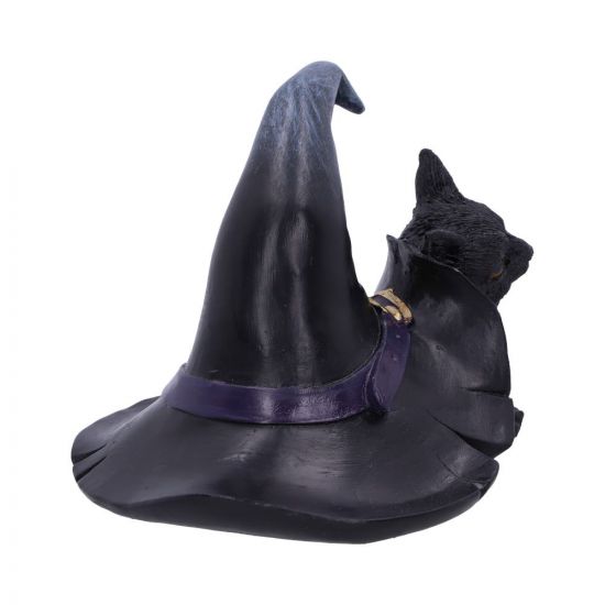 Prue 10.5cm Witches Cat and Hat Figurine