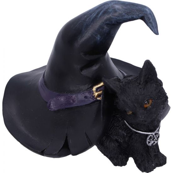 Prue 10.5cm Witches Cat and Hat Figurine