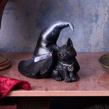 Load image into Gallery viewer, Prue 10.5cm Witches Cat and Hat Figurine
